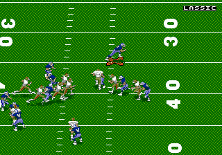 NFL '95 (USA, Europe) In game screenshot